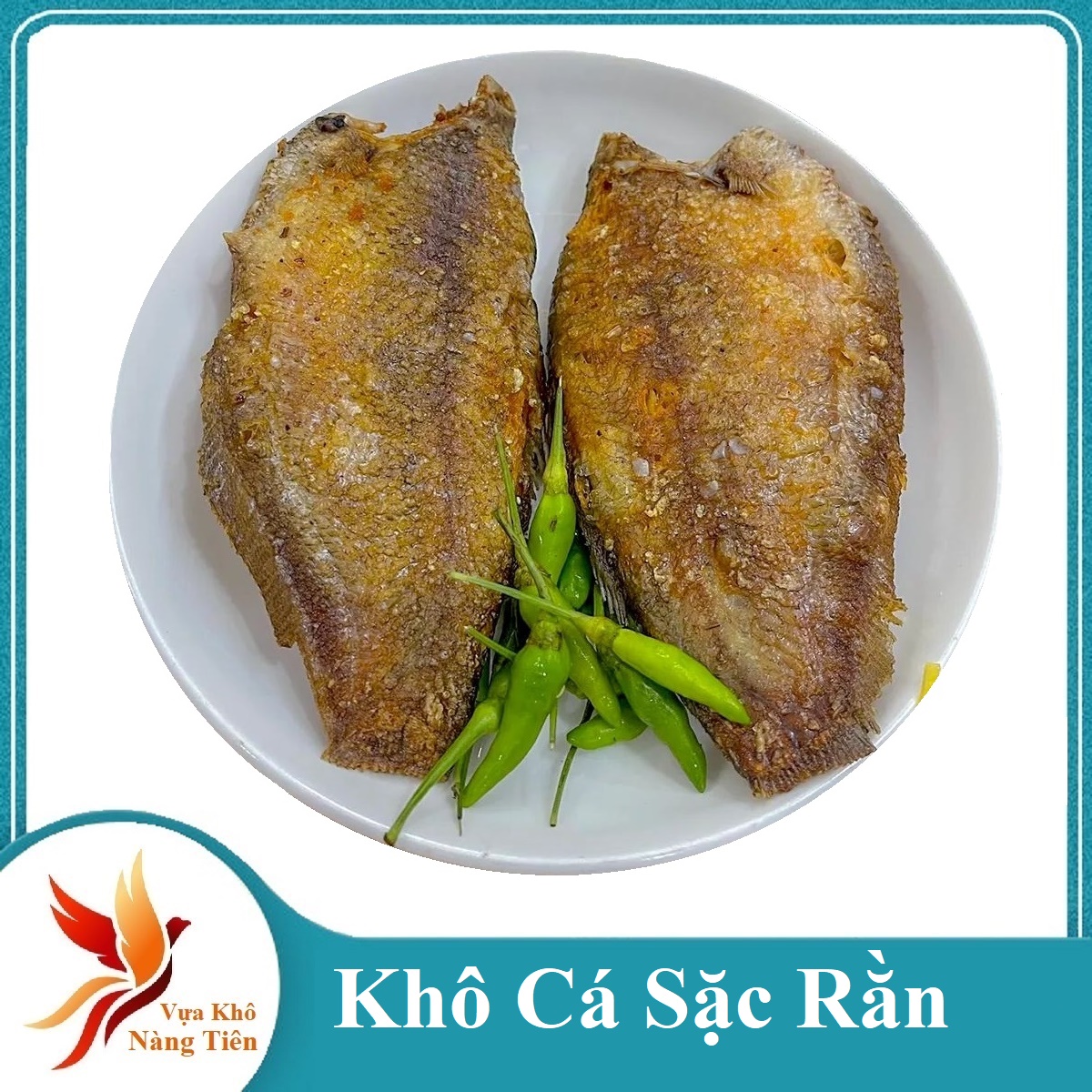 Khô cá sặc rằn U Minh Cà Mau 500gr -hương vị cá đậm dà, thịt mềm