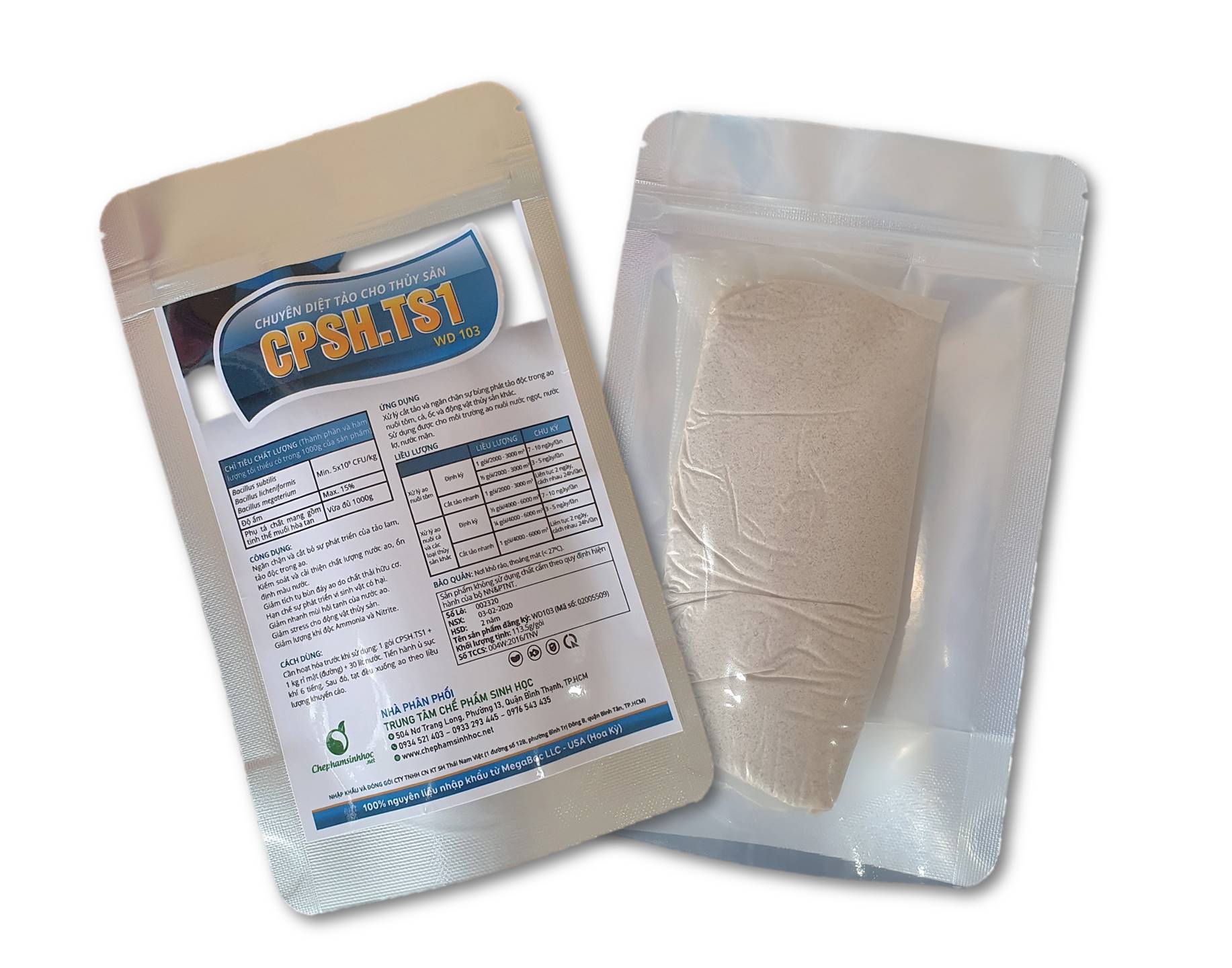 Cpsh.ts1 - chế phẩm vi sinh diệt tảo