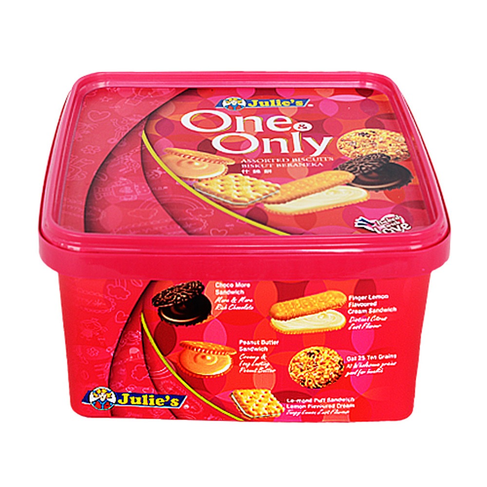 Bánh Quy Julie's Hỗn Hợp One & Only (Hộp 520g)