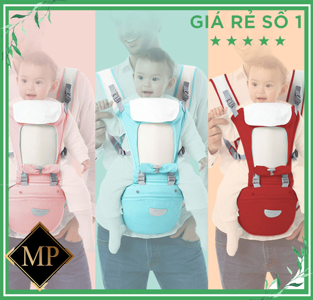 Địu Ngồi Em Bé Chính Hãng DIGUMI Địu em bé sơ sinh thoáng khí 4 tư thế. Địu trẻ em đa chức năng, Có thể bế trẻ ở nhiều tư thế khác nhau. ( Thiết kế thoáng khí, chống xô lệch cho bé khi di chuyển).