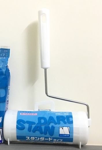 [HCM]Cây lăn bụi quần áo Nhật Bản 160 mm x 90 lớp (có lõi lăn )