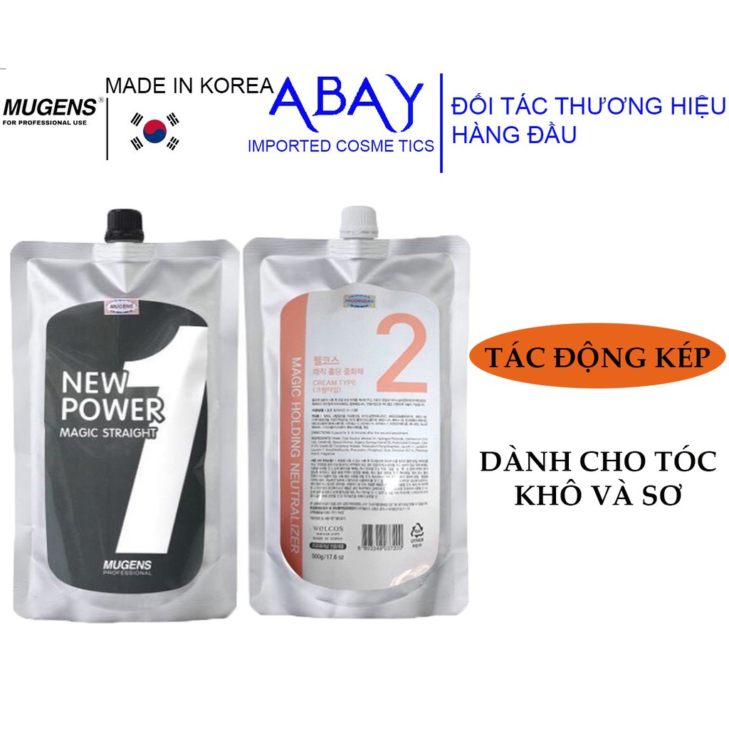Ép Thẳng Mugens Power Magic Straight chiết xuất từ thảo dược Hàn Quốc