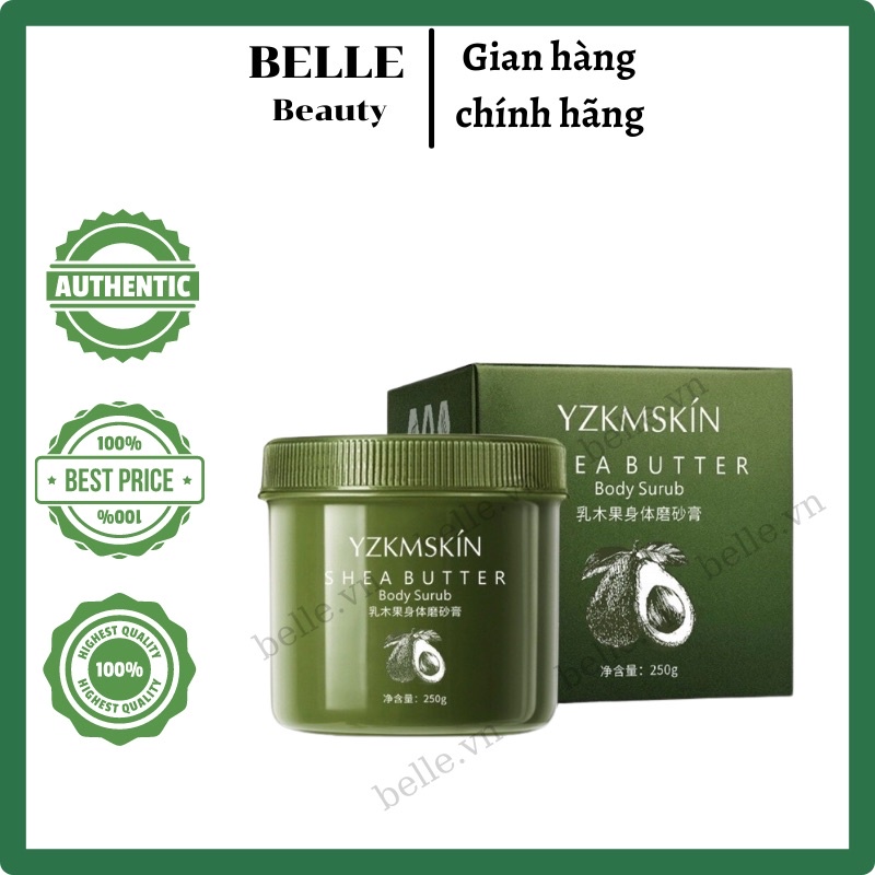 Tẩy da chết bơ Yzkmskin