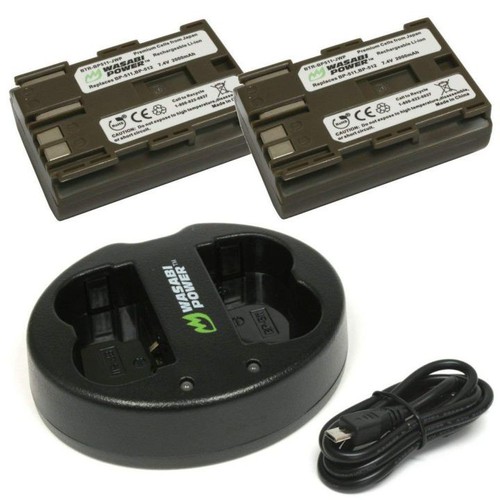 Bộ 2 pin 1 sạc wasabi bp-511a dùng cho canon 5d 50d 40d 30d 20d