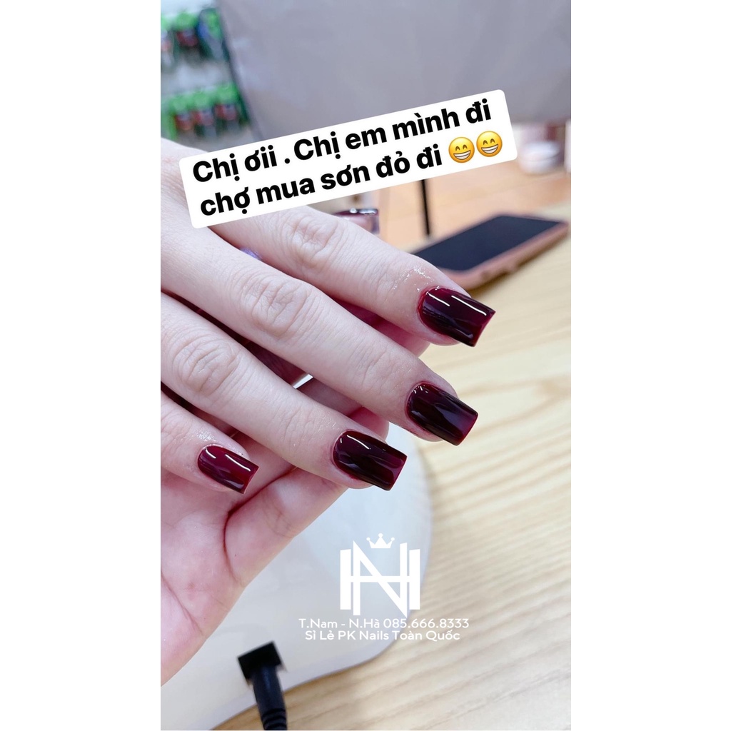 Sơn đỏ rượu vang, sơn Thạch đỏ rượu vang, đỏ bóng kính