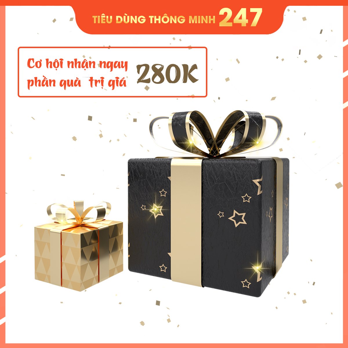Hộp Quà Bí Ẩn May Mắn - Bất Ngờ Ngẫu Nhiên - Tri Ân Khách Hàng Thân Thiết
