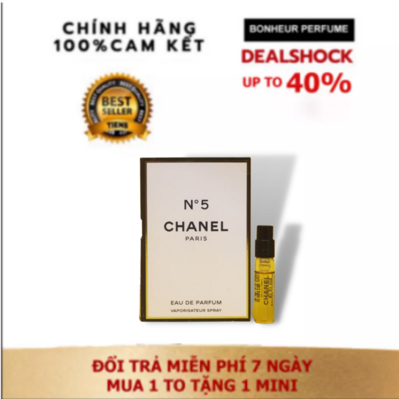Nước hoa chiết vial chanel no5 eau de parfum 2ml