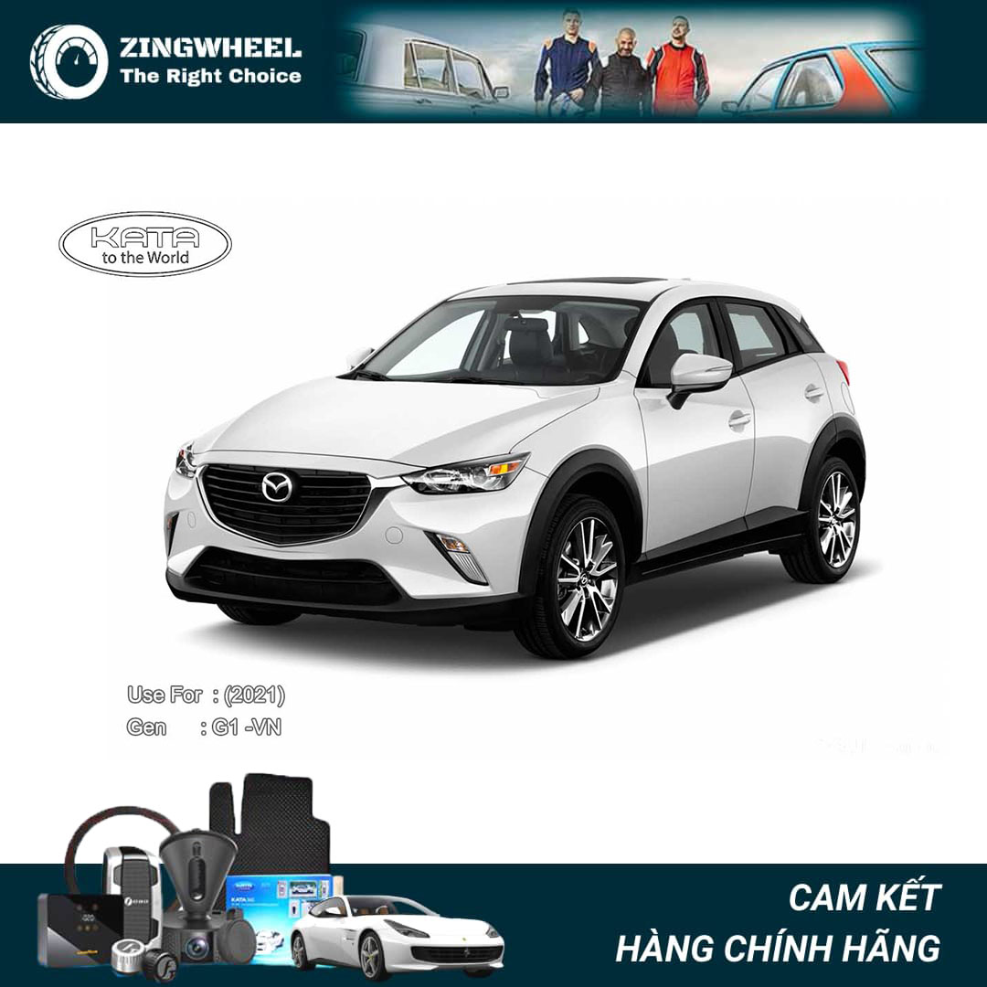 Thảm lót sàn ô tô KATA cao cấp cho xe Mazda CX-3 2021 - Không mùi, an toàn