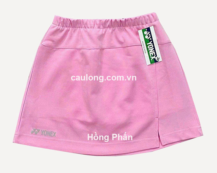 Váy cầu lông yonex 668 hồng phấn