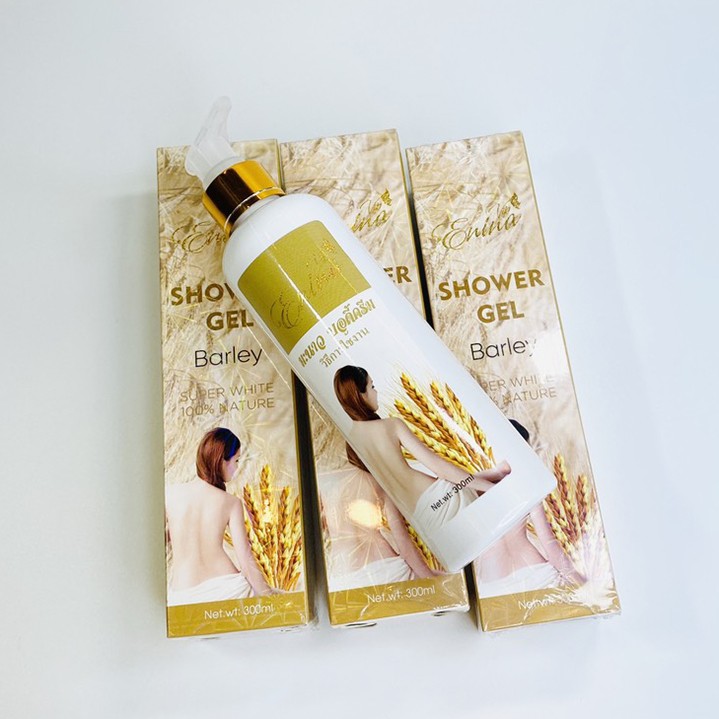 [HCM]Sữa tắm Trắng da Ngọc Trai Sữa Non & Lúa Mạch Erina 300ml