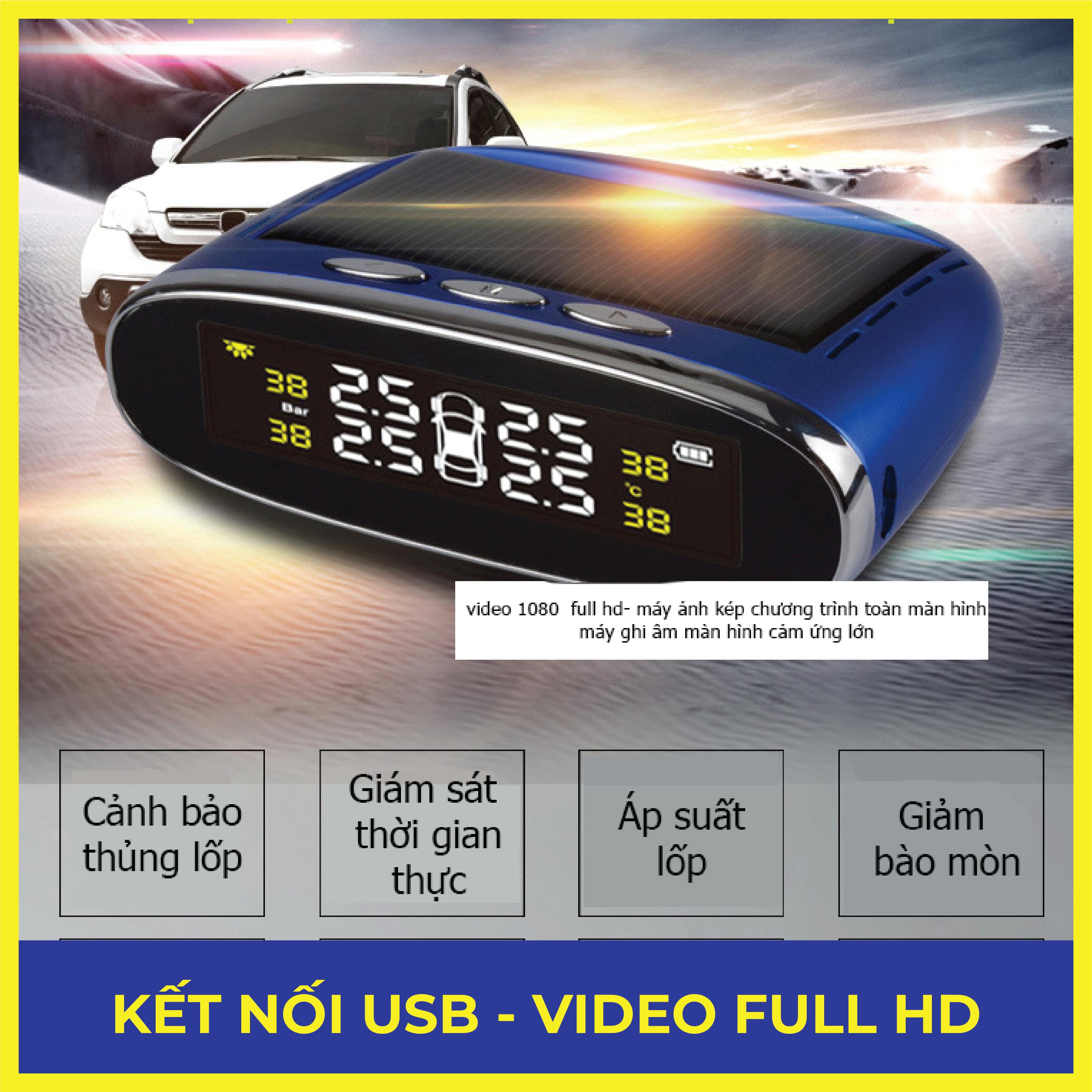Cảm Biến Áp Suất Lốp Màn Taplo MS01 Năng Lượng Mặt Trời TPMS van trong Aureds