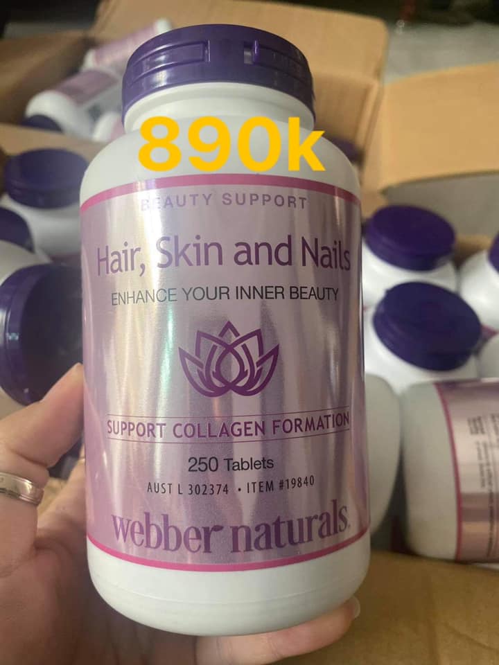 Webber Naturals Hair, Skin, Nails Capsules 250CT