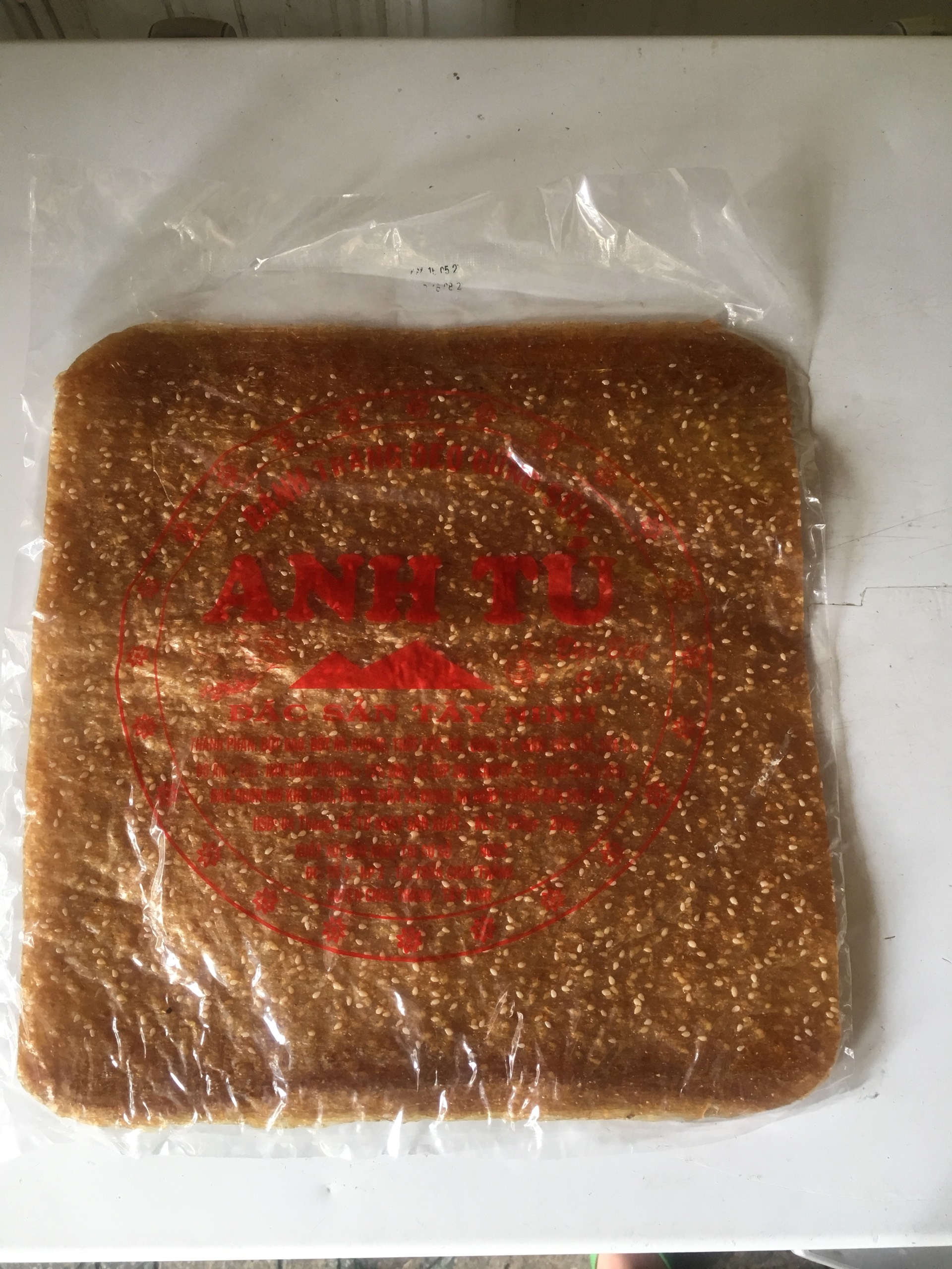 BÁNH TRÁNG DẺO MÈ GỪNG ANH TÚ ĐẶC SẢN TÂY NINH