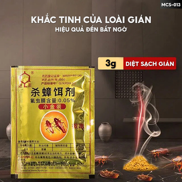 Gói Bột Diệt Gián Kiến Hiệu Quả Không Gây Hại Với Thú Cưng Nhà Bạn Yên Tâm Sử Dụng MCS-013
