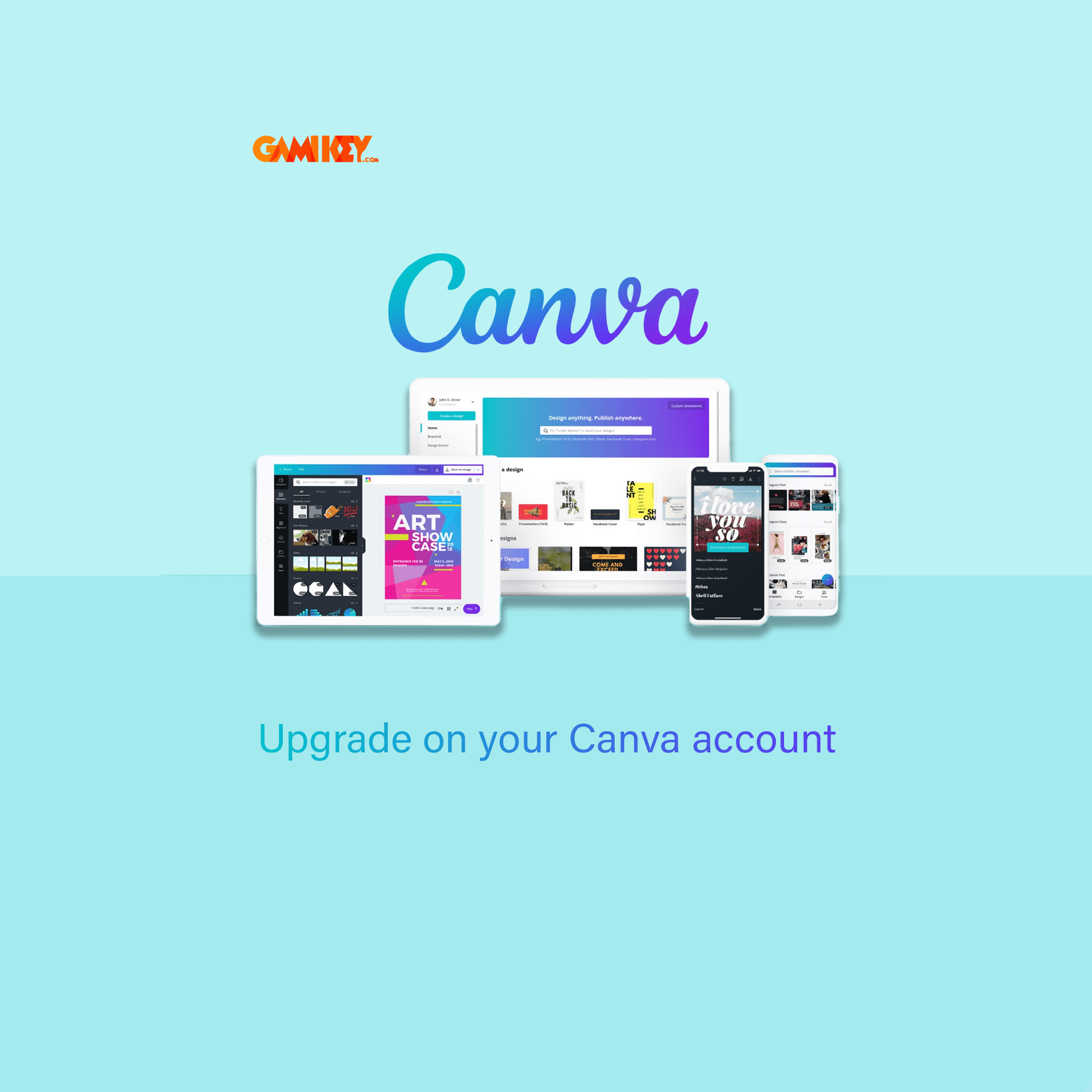 Nâng cấp tài Khoản thiết kế Canva chính chủ [Voucher Gamikey]