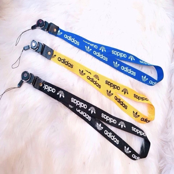 Combo dây đeo móc khóa, điện thoại bản to: 1 ngắn + 1 dài (giao màu ngẫu nhiên)