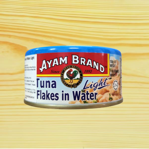 AYAM BRAND [Hộp Flakes X/DƯƠNG 150g] CÁ NGỪ NGÂM NƯỚC ÍT BÉO Tuna Flakes in Water Light (HALAL)