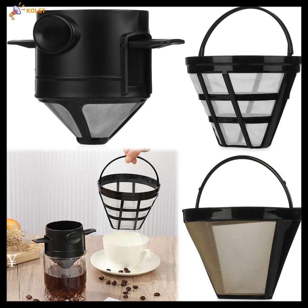 KOLGT Cái rổ Dụng cụ nhà bếp Dụng cụ pha cà phê Thép không gỉ Máy pha cà phê Cà phê phin Lọc Nylon