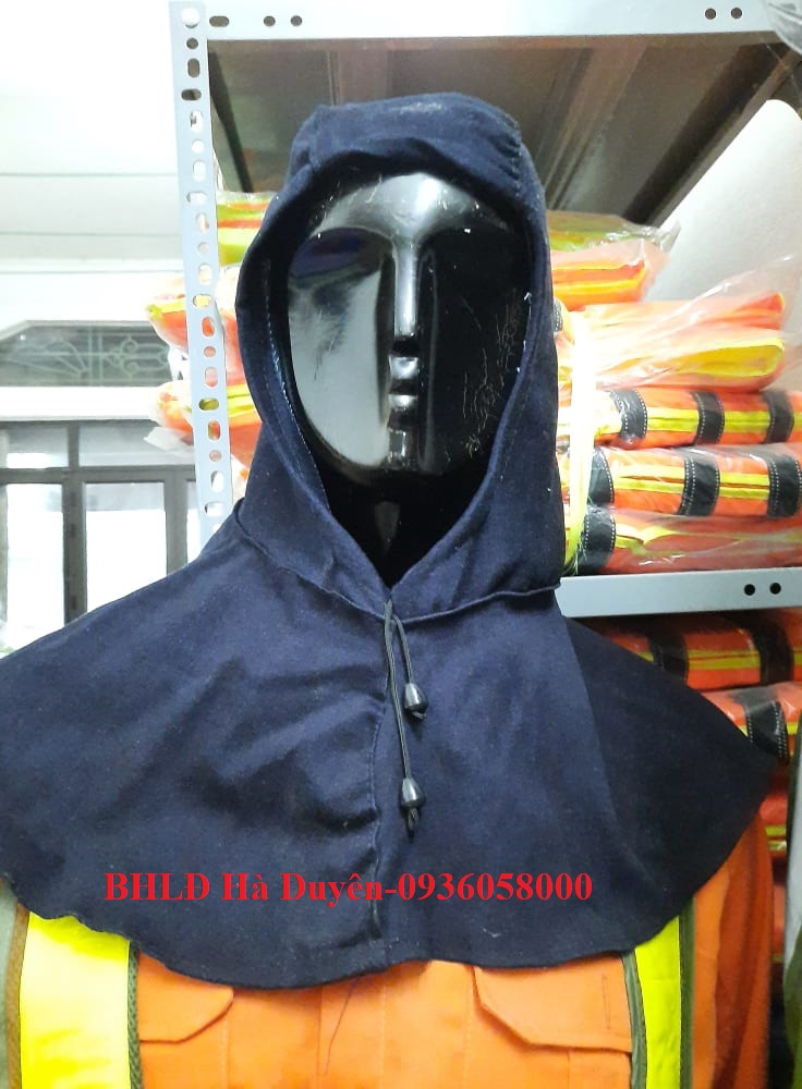 Mũ vải Jean trùm đầu cho thợ hàn