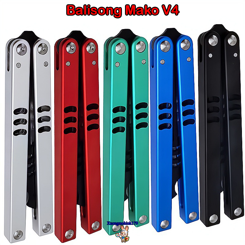 Mô hình Mako V4 Balisong hợp kim 24.5cm múa siêu mượt kèm tool bảo dưỡng