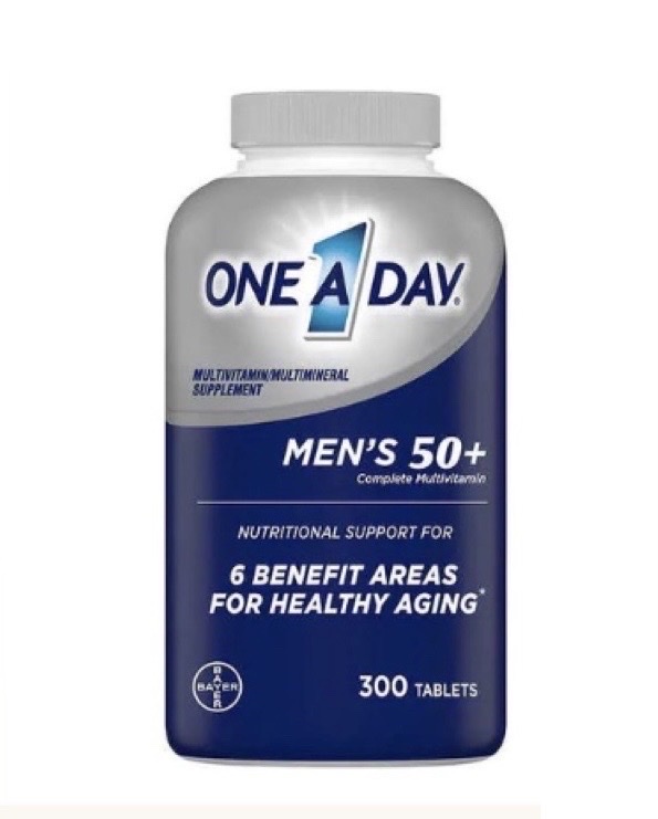 Viên uống bổ sung Multivitamin One a Day for Men s 50+ chai 300 viên