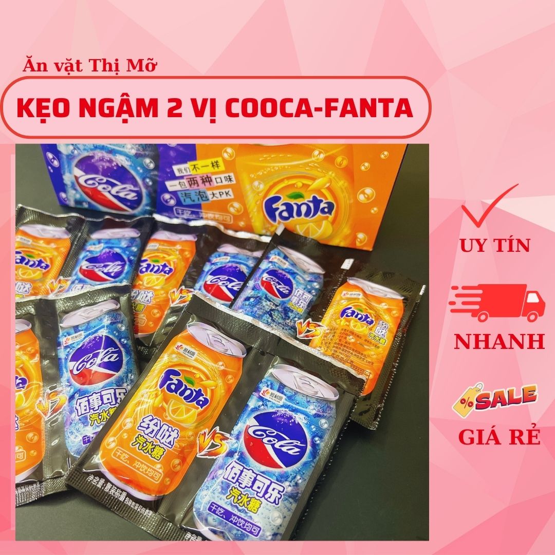 Combo 5 gói kẹo ngậm vị Coca-Fanta