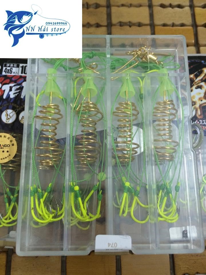 Hộp lưỡi câu lance simago 4 lưỡi