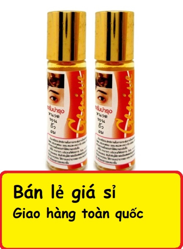 Serum dưỡng mi mày mọc râu lông chai lăn serum genive thái lan 10ml