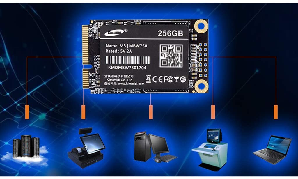 Ổ cứng SSD Msata 128GB Vaskey - 256GB KiMiDi Hàng Chính Hãng