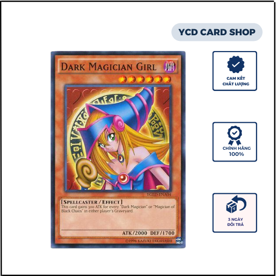 Thẻ bài yugioh chính hãng Dark Magician Girl Common