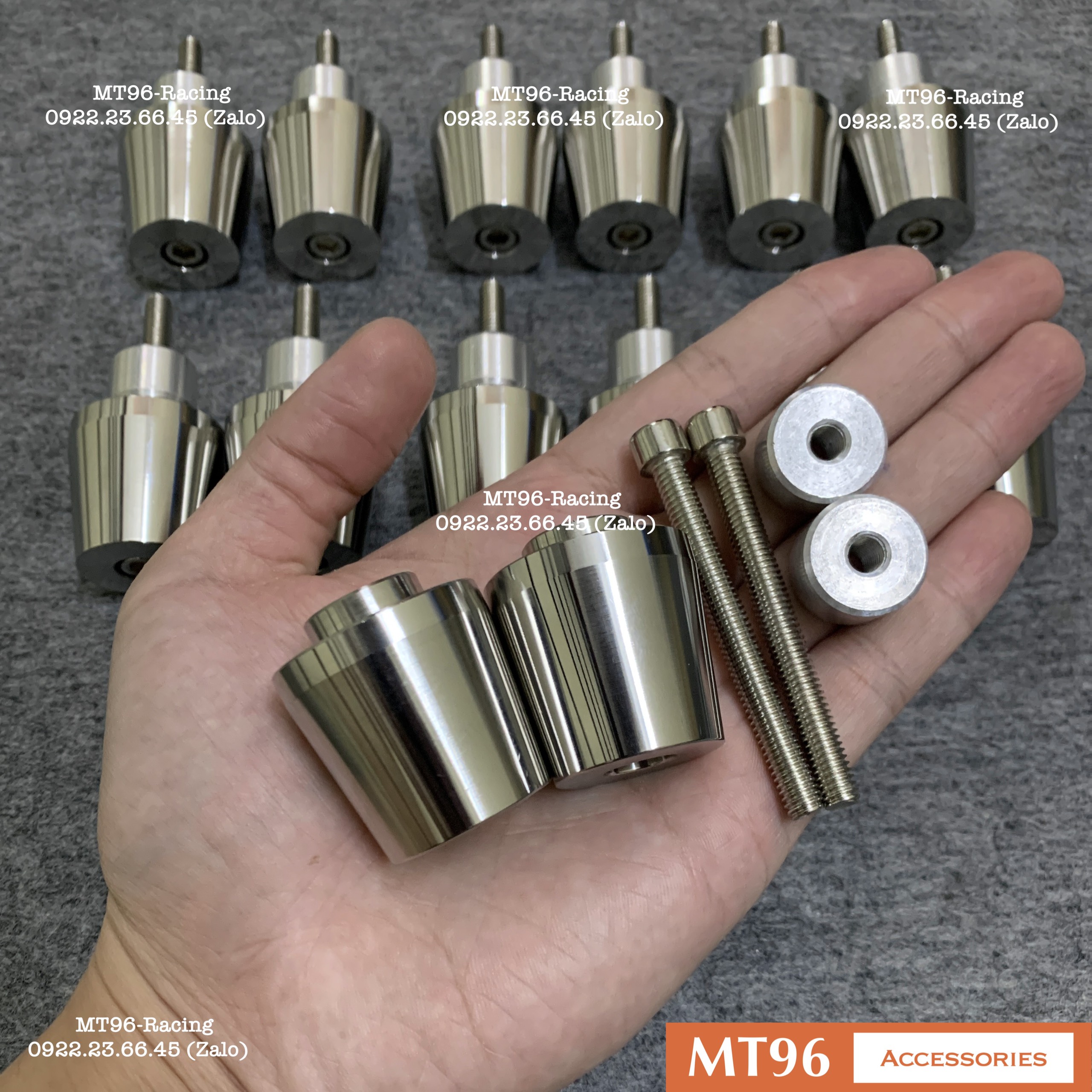 Gù Salaya Chống Rung Trụ Dài Nguyên Khối Chuẩn Inox304 Siêu Bóng Siêu Nặng