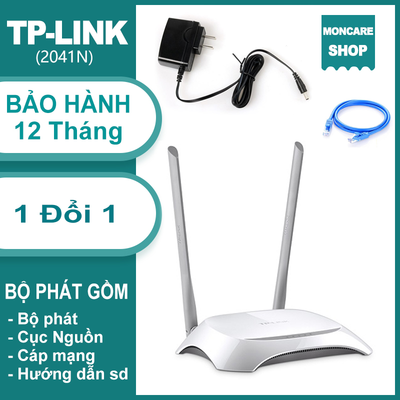 Cắm vào là dùng được ngay, Bạn sẽ tiết kiệm được hơn 200 k khi sử dụng sản phẩm bộ phát wifi TP-LINK , cục phát wifi tp link 2 râu, bảo hành 1 đổi 1 ( 12 tháng )