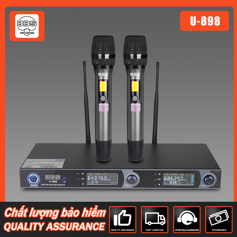 Micro Không Dây karaoke Cao Cấp BBS U898