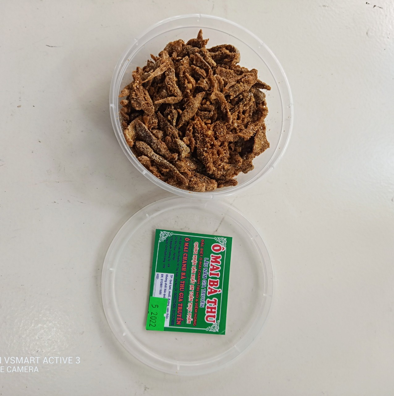 Đặc sản Hà Nội Ô mai chanh cam thảo hiệu Bà Thu chính hiệu