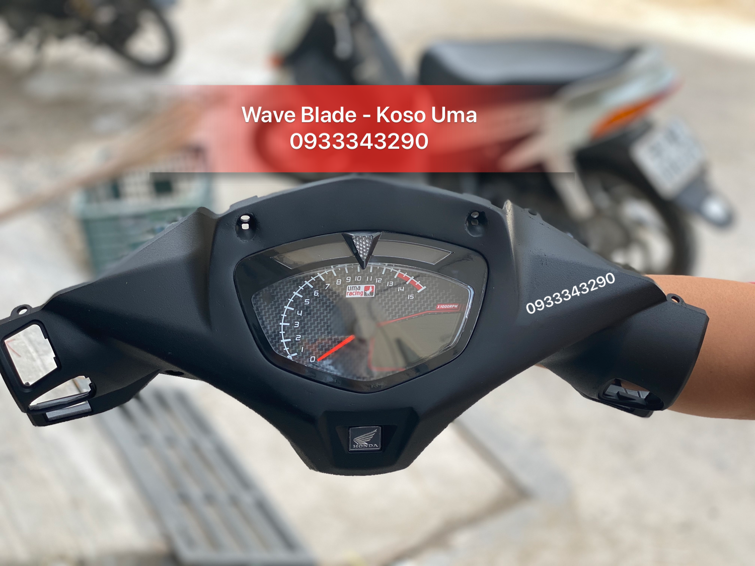 TRỌN BỘ BỢ CỔ WAVE BLADE CHẾ ĐỒNG HỒ KOSO EX UMA