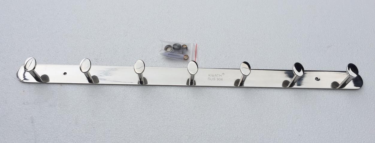 [HCM]Móc treo quần áo giọt nước nhỏ 7 chấu inox 304 KIBATH