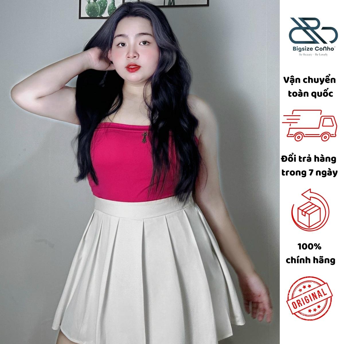 Chân váy xếp ly tennis dáng chữ A BIGSIZE CÔ NHỎ dành cho nàng chuppy 58-95 kg CV10