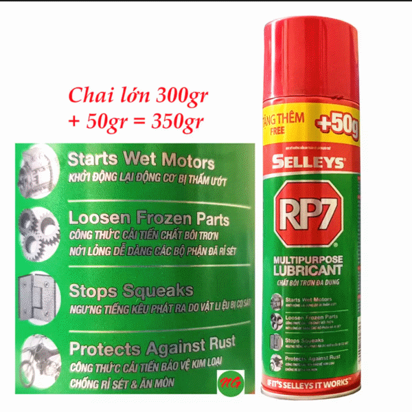 Chai xịt tẩy bôi trơn chống rỉ sét đa năng chính hãng loại lớn