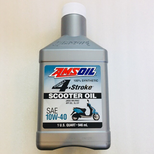 Nhớt amsoil 10w40 scooter - nhớt tay ga mỹ nhập khẩu