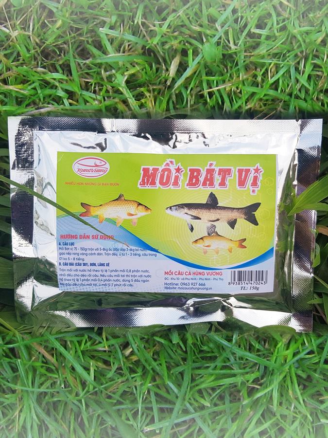 Mồi bát vị - Bột đen bát vị - chuyên câu cá chép, trắm cỏ, trắm đen