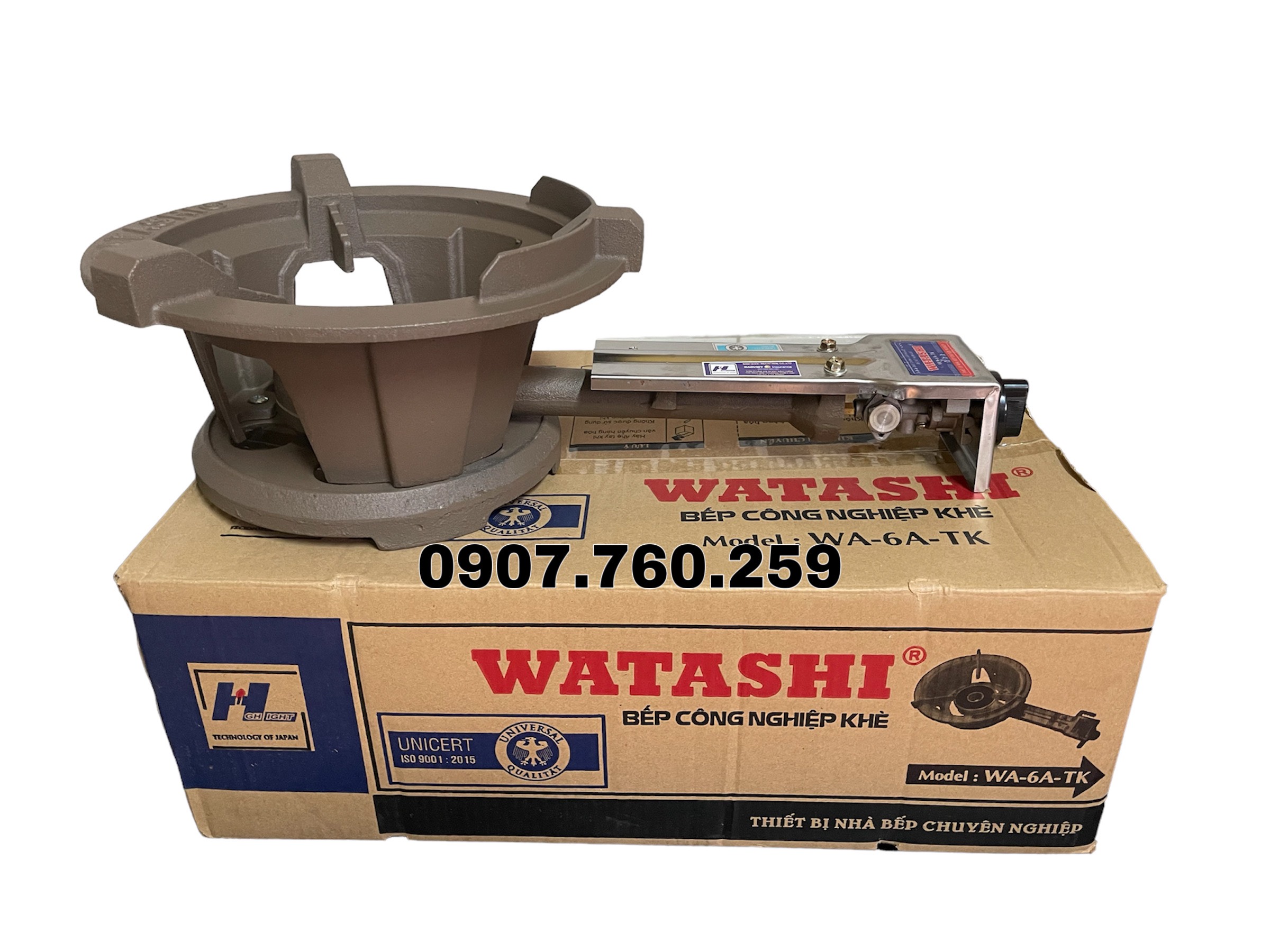 Bếp gas công nghiệp khè watashi wa-6a-tk - hàng chính hãng