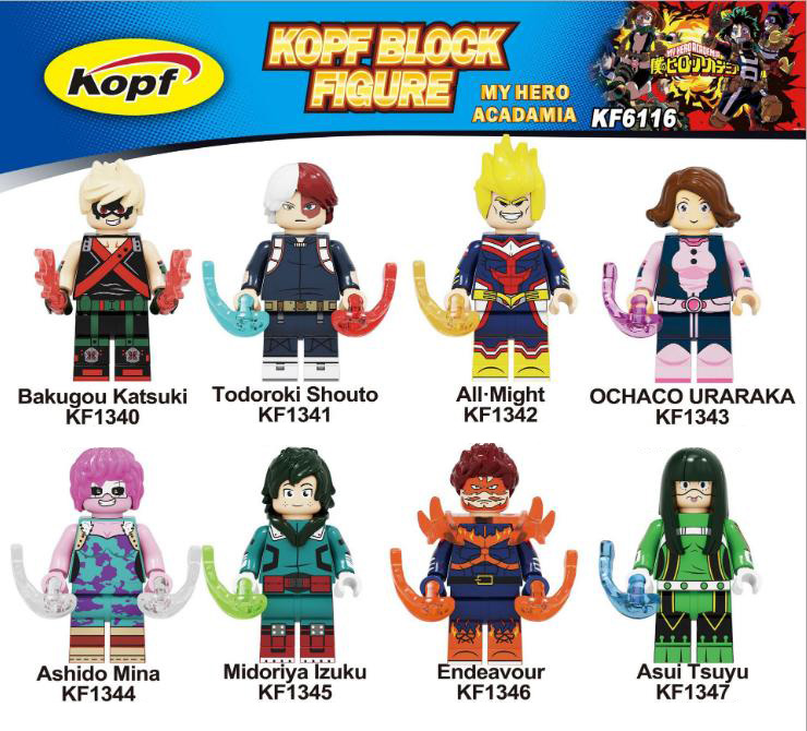 [HCM]Đồ chơi lắp ráp Minifigures nhân vật MyHeroAcademia KF6116
