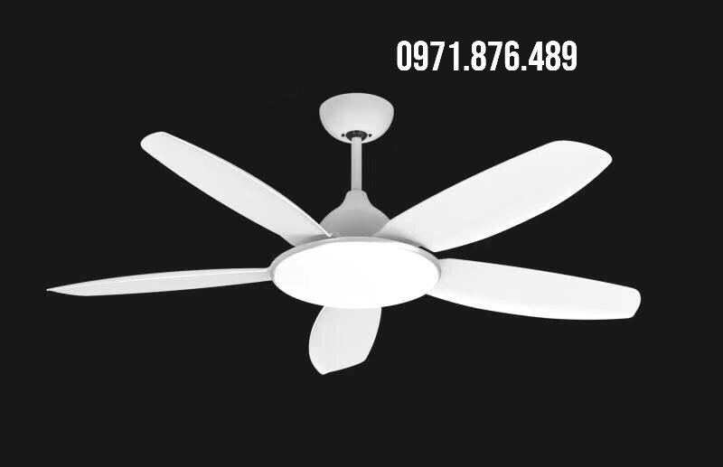 Quạt trần cerata 1931 trắng sữa động cơ dc tiết kiệm điện, công suất 90w lõi đồng 2 chiều gió, có remote tiện lợi