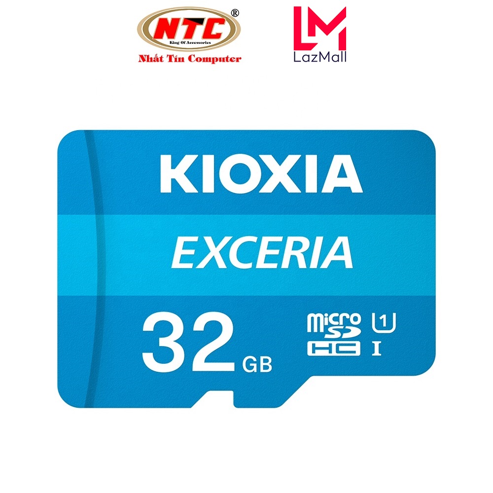 Thẻ nhớ MicroSDHC Kioxia Exceria 32GB UHS-I U1 100MB/s - Formerly Toshiba Memory (Xanh) - Nhat Tin Authorised Store