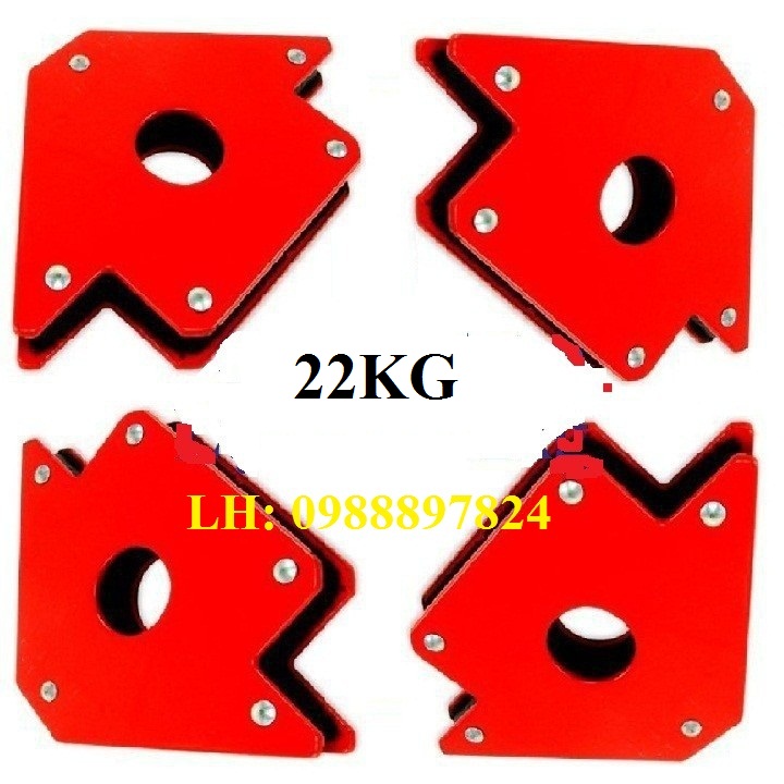 Bộ 4 ke góc nam châm 22kg - 50lbs - dụng cụ hàn