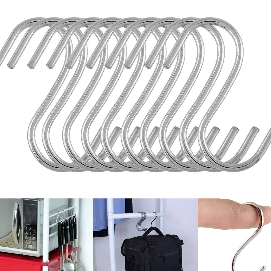 [HCM][combo3 VỪA]Móc Treo Đồ Hình Chữ S Nhiều Kích Thước H071