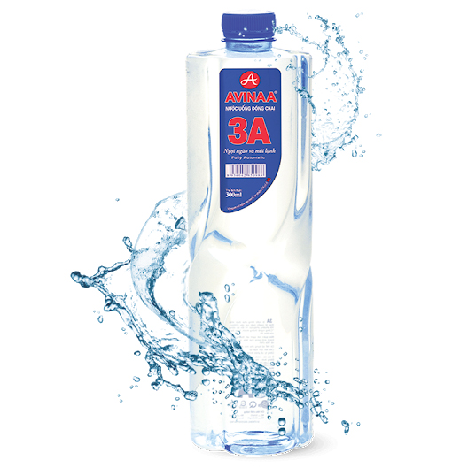 [Hàng tiêu chuẩn châu âu thiết kế sang trọng]Thùng 24 chai nước lọc tinh khiết AVINA - 3A chai 350ml