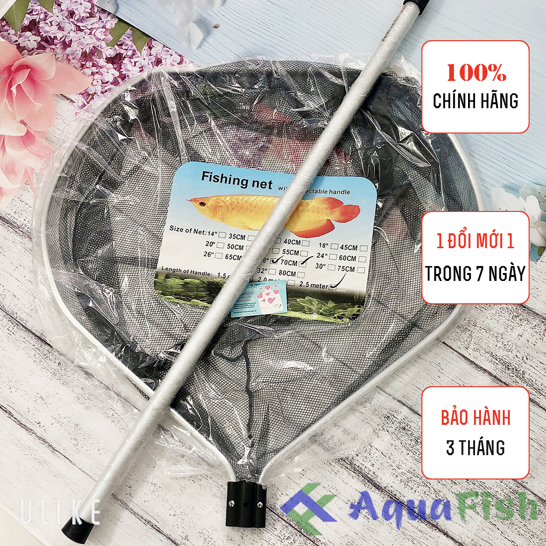 Vợt Cá Koi, Cá Rồng Size Vợt Từ 16 inch đến 32 inch