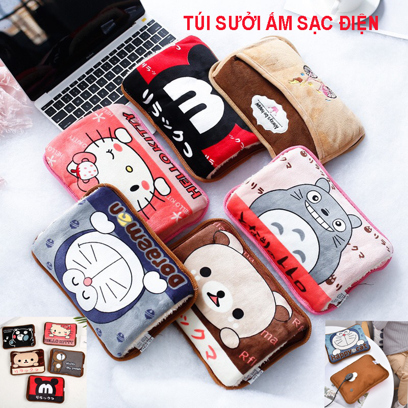 Túi sưởi ấm chườm lạnh hình nhân vật hoạt hình
