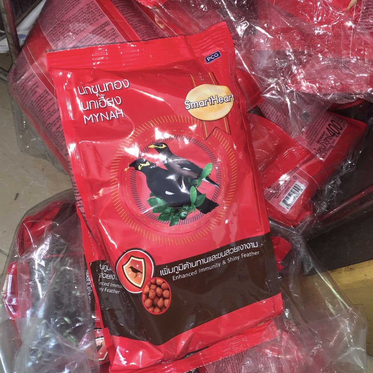 Combo 5 gói cám ớt nhồng thái smartheart 400gr